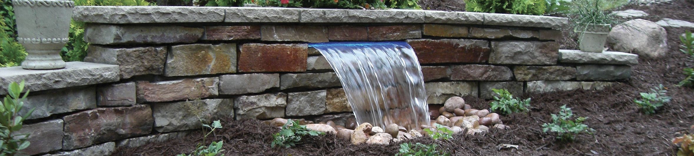 CF24W 24" Crystal White Details about   Atlantic Water Garden Colorfalls 