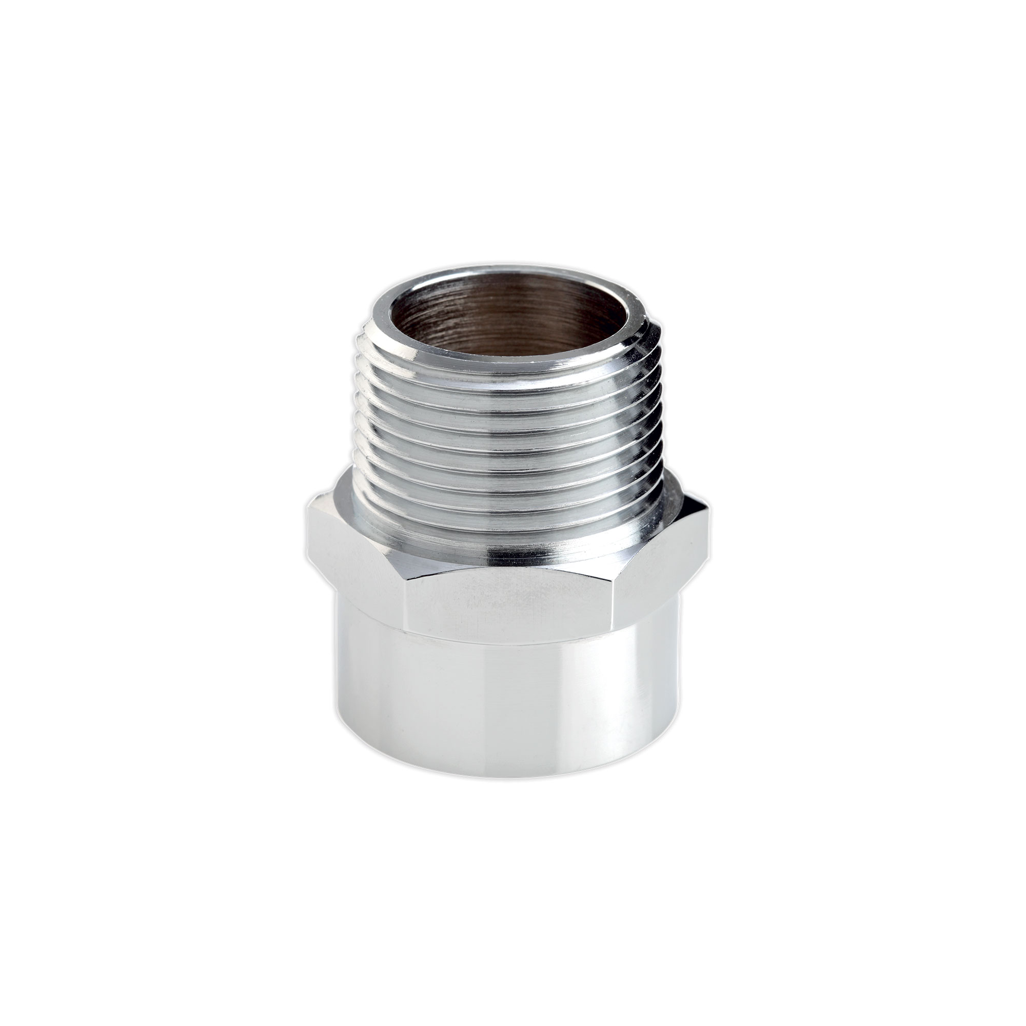 Adapter G 15 / NPT 15 Silver