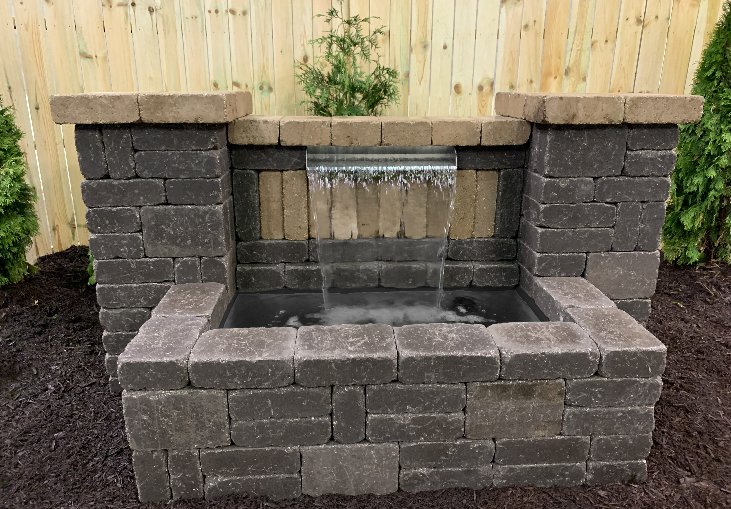 24" Stainless Steel Spillway w/ Black Liner