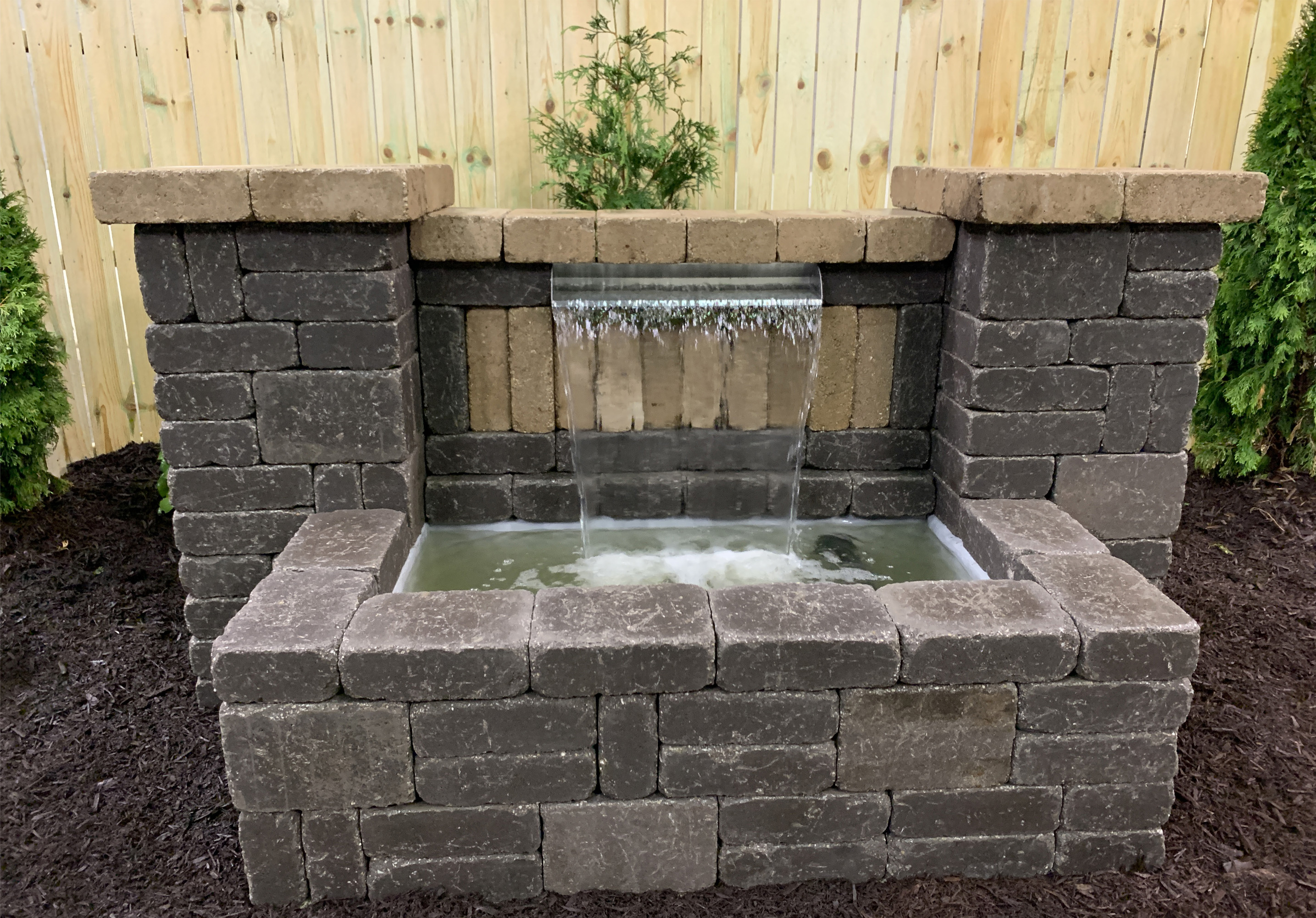 24" Stainless Steel Spillway w/ Grey Liner