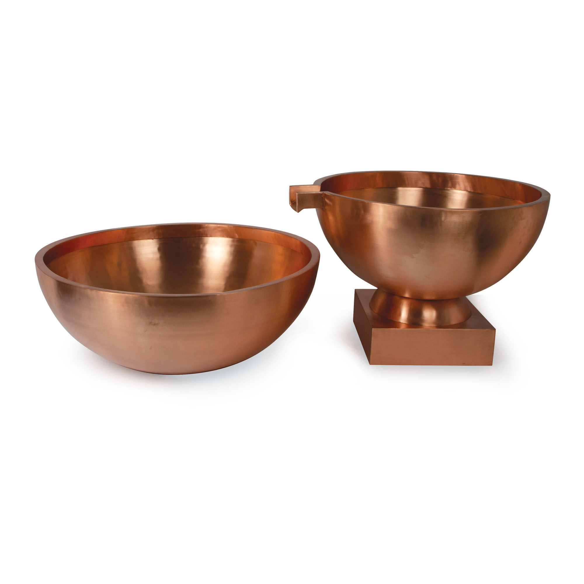 30" Copper Bowl w/ 4" Spillway