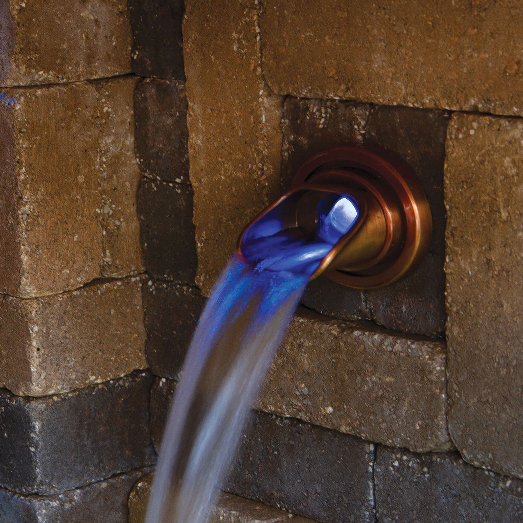 Copper Finish Olivett Wall Spout