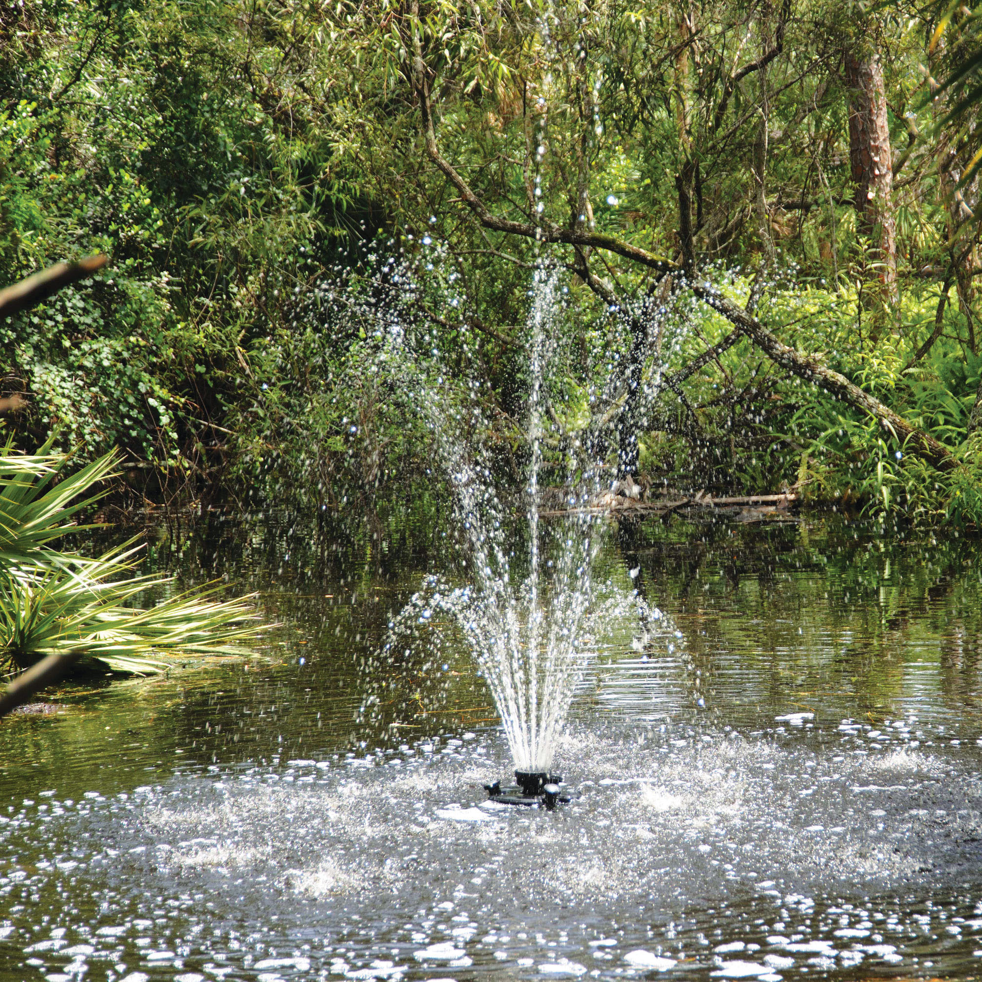 Floating Fountain with Lights - 1/4HP