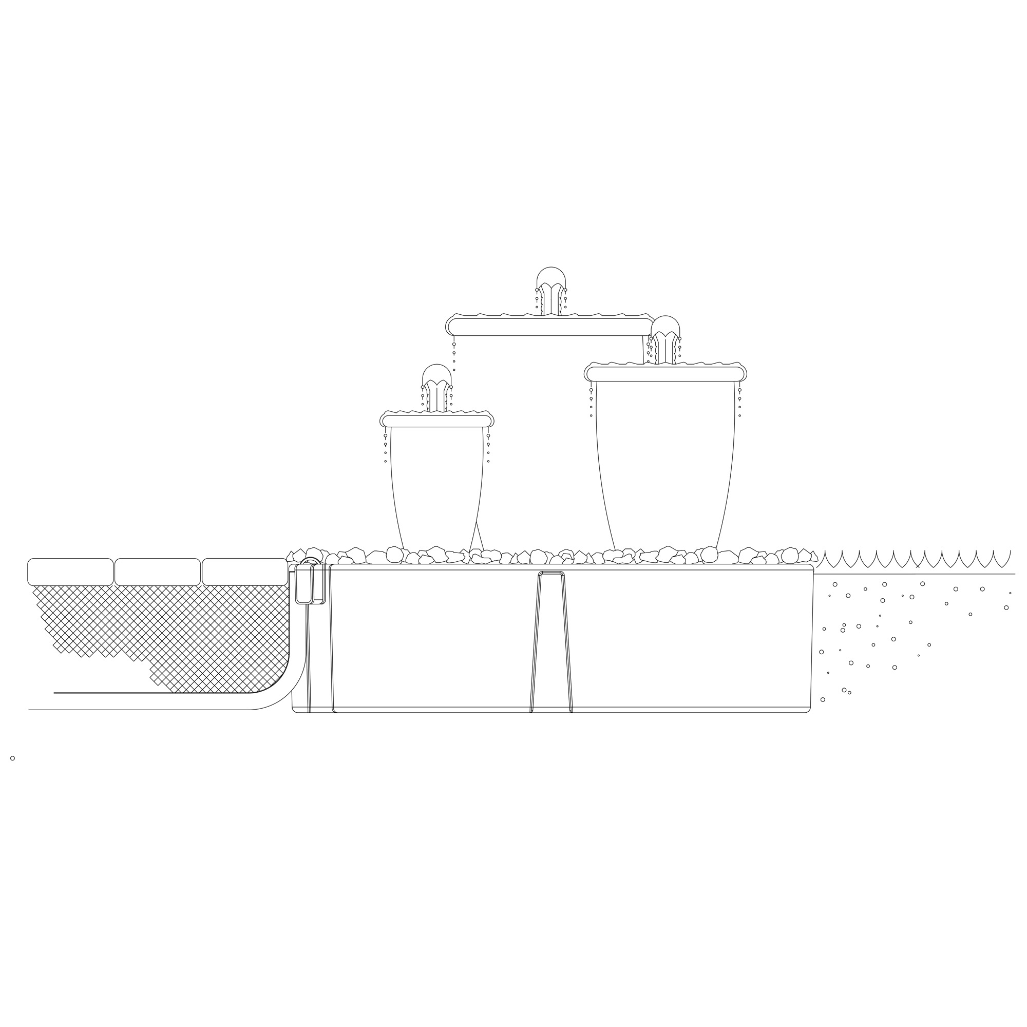 Typical Fountain Basin Install