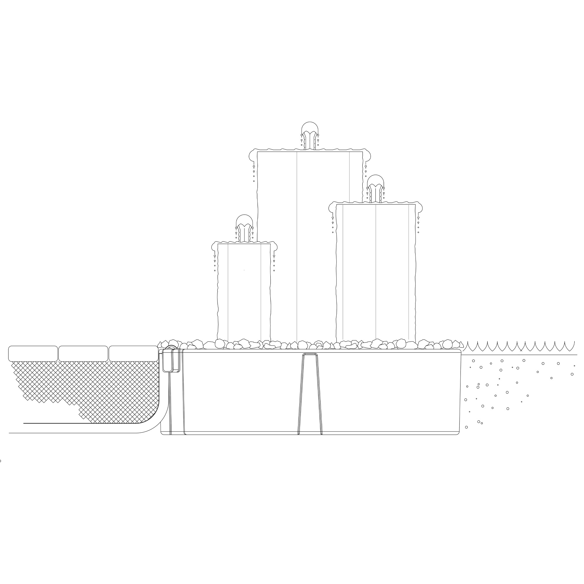 Typical Fountain Basin Install