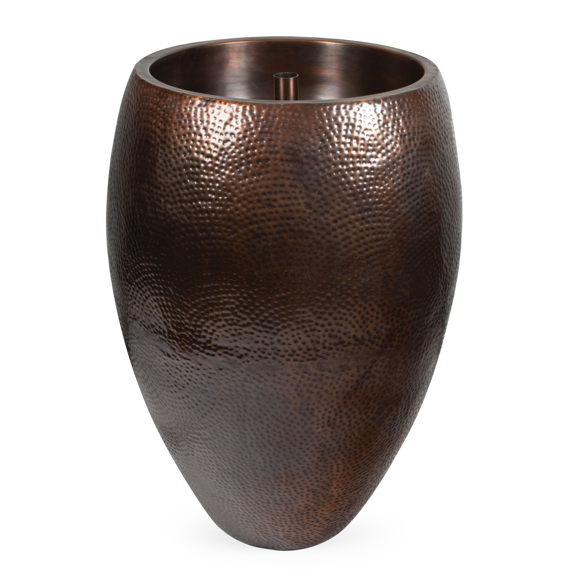 40" Antique Brass Aura Vase