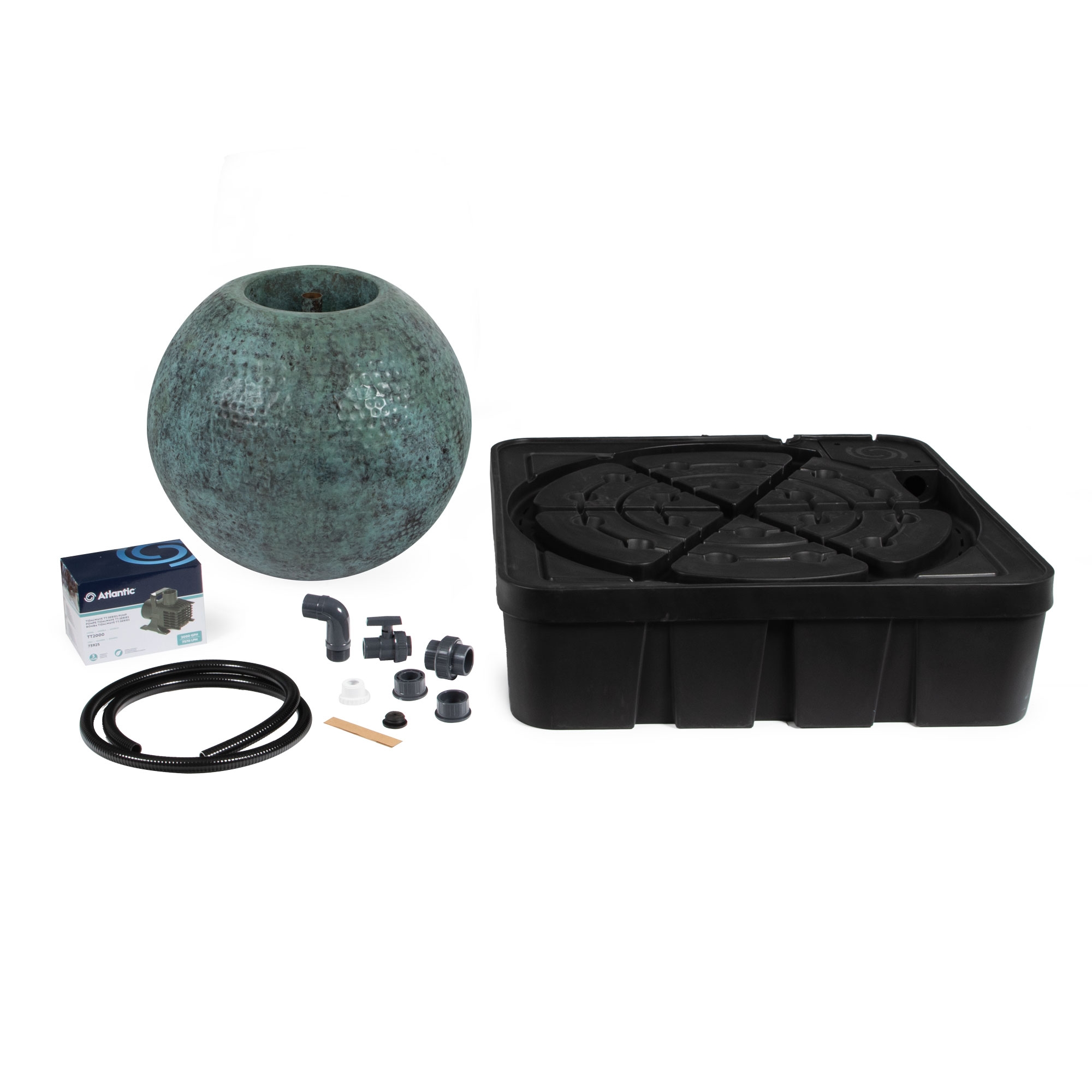 30" Verde Brass Sphere Kit