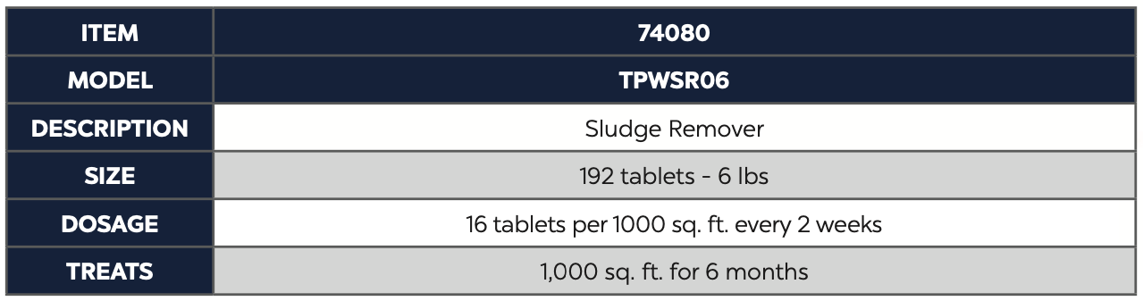 Sludge Remover - 6lbs.