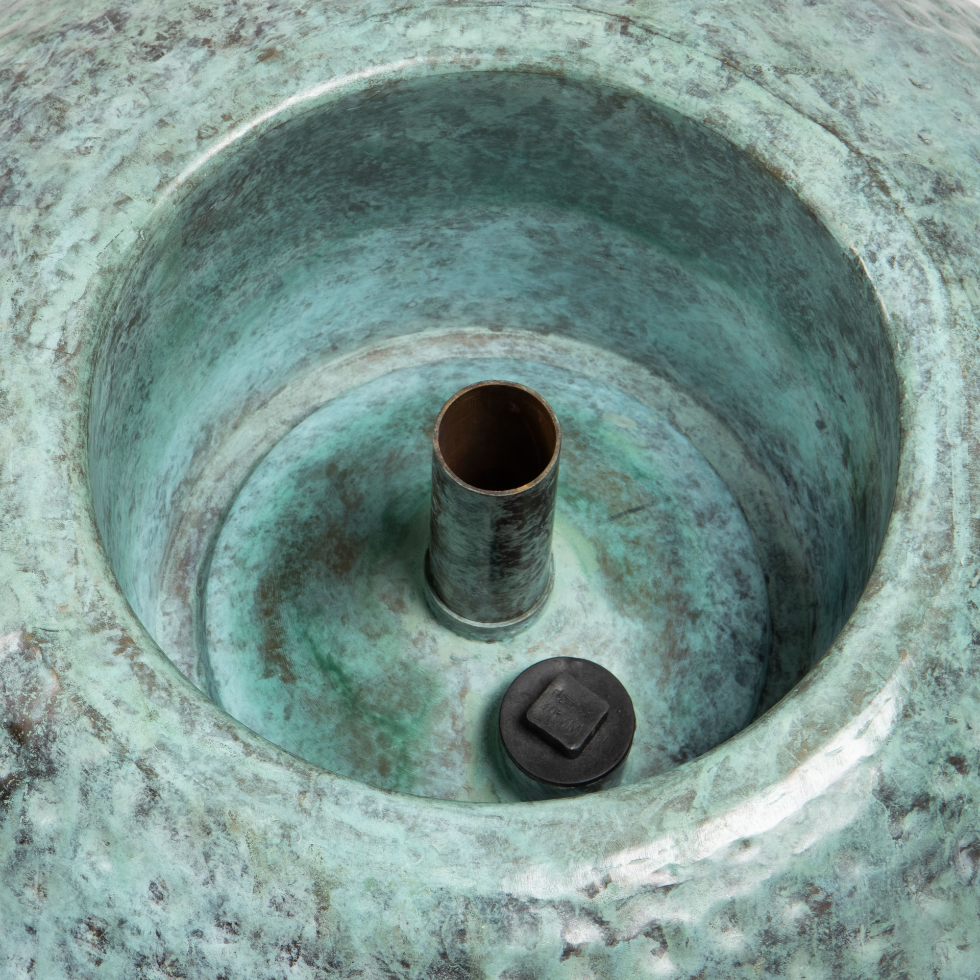 24" Verde Brass Sphere